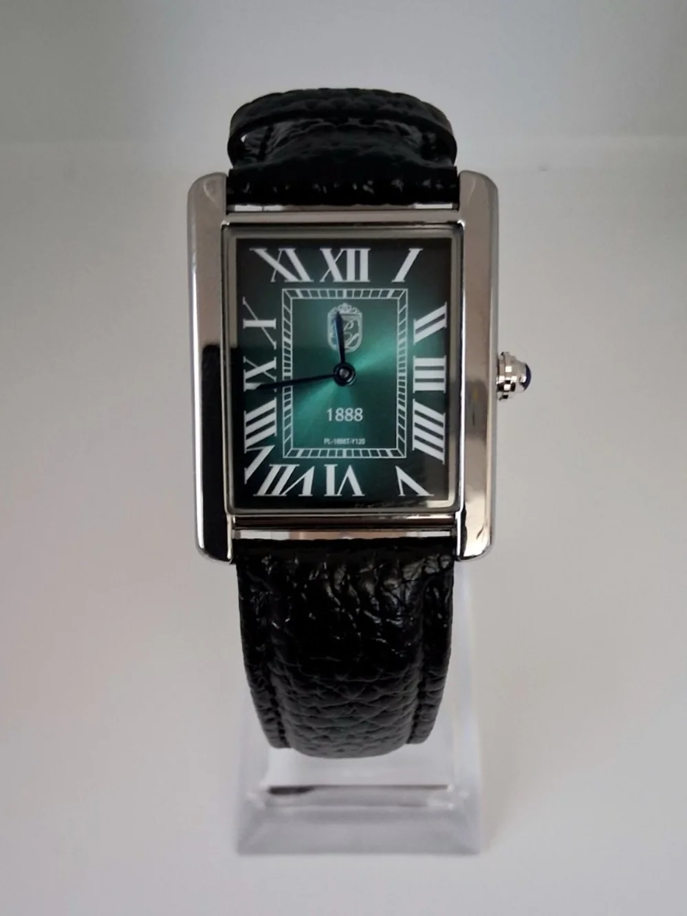 NEW Pierre Lucerne Aquamarine 1888 Men's Tank Watch